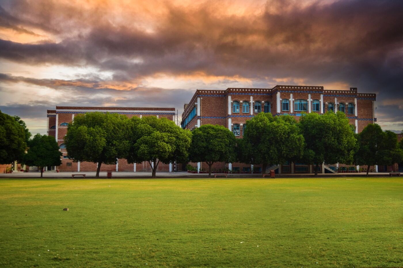 The Punjab School campus grounds